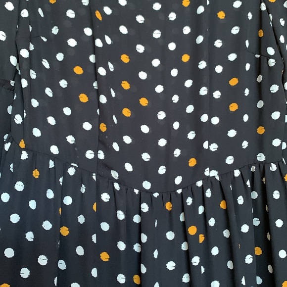 Etched Polka Dots Maxi Dress - Picture 5 of 13